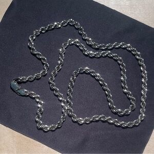 Sterling Silver Necklace- (appx 29”)